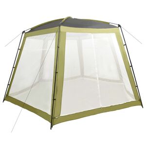 vidaXL Tenda para piscina 500x433x250 cm tecido verde