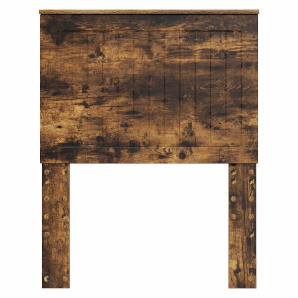 vidaXL Cabeceira Carvalho Defumado 75 cm Madeira processada