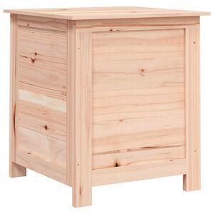 vidaXL Caixa para almofad&otilde;es de exterior 50x50x56 cm abeto maci&ccedil;o