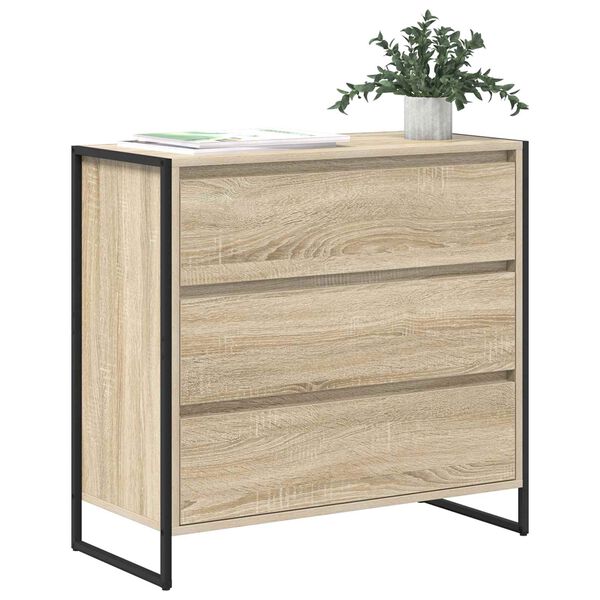 vidaXL Buffet com gaveta Sonoma 79 x 36 x 75.5 cm Madeira processada