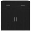 vidaXL Buffet Carvalho Preto 78 x 38 x 80 cm Madeira processada