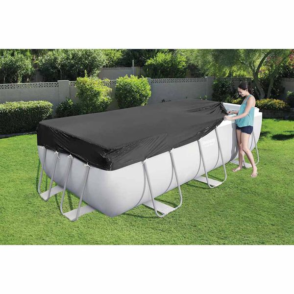 Bestway Cobertura de piscina Flowclear 404x201 cm