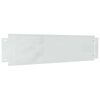 vidaXL Delimitadores de relvado 10 unid. 100 x 25 x 0,07 cm Prateado