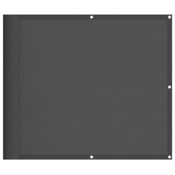 vidaXL Tela de varanda 90x700 cm 100% poli&eacute;ster oxford antracite