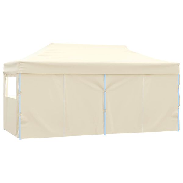 vidaXL Tenda de Festa Creme 291 x 580 x 315 cm Tecido Oxford
