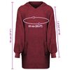vidaXL Sweatshirt manta KINN Vermelho L Algod&atilde;o