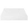 vidaXL Prateleiras de parede suspensas 4 pcs 23x23,5x3,8cm MDF branco