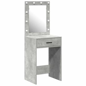 vidaXL Mesa de vestir Cinzento 50 x 41 x 135 cm Derivados de Madeira