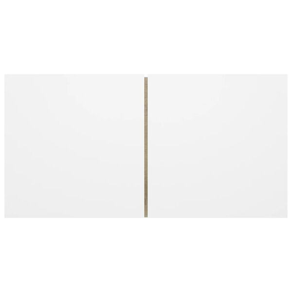 vidaXL M&oacute;vel de TV para parede 60x30x30 cm branco e carvalho sonoma