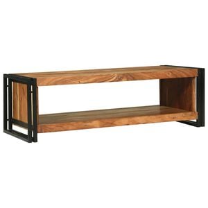 vidaXL Mesa de centro 120 x 50 x 38 cm Madeira S&oacute;lida de Ac&aacute;cia