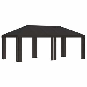 vidaXL Capa de Gazebo 6 x 3 m Antracite Poli&eacute;ster 190