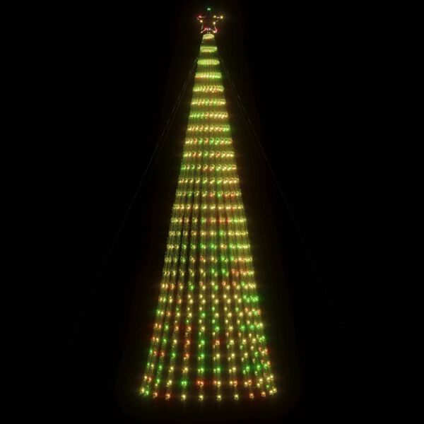 vidaXL LED Árvore de Natal 688 LEDs Colorido 300 cm