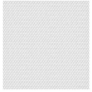 vidaXL Cerca de arame p/ jardim a&ccedil;o inoxid&aacute;vel 100x85 cm 20x10x2 mm