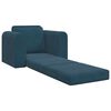 vidaXL Sof&aacute;-Cama Azul 98 x 71 x 83 cm Veludo
