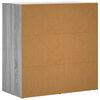 vidaXL Aparador 79x38x80 cm derivados de madeira cinzento sonoma