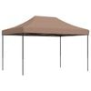 vidaXL Tenda de Festa Castanho 279 x 410 x 315 cm Tecido Oxford
