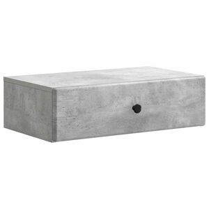 vidaXL Mesa Lateral de Parede Cinzento Cimento 59 x 34,5 x 17 cm