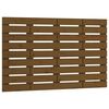 vidaXL Cabeceira de parede 106x3x63 cm pinho maci&ccedil;o castanho-mel