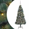 vidaXL &Aacute;rvore de Natal Artificial Pr&eacute;-iluminada com Conjunto de Bolas