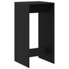 vidaXL Mesa de bar Carvalho Preto 51 x 50 x 103,5 cm