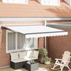 vidaXL Estrutura de Toldo Manual Branco 350 x 250 cm