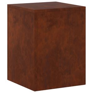 vidaXL Suporte para Plantas Ferro Enferrujado 30 x 30 x 40 cm