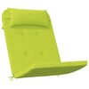 vidaXL Almofadas de cadeira 2 pcs Verde brilhante. 58 x 77 x 4,5 cm