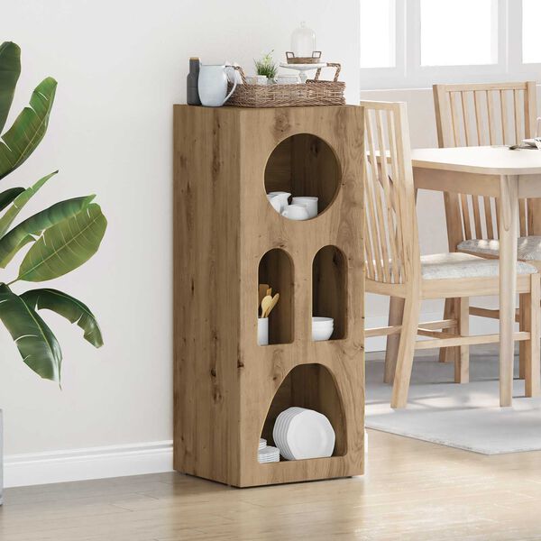 vidaXL Buffet Carvalho Artesanal 40 x 35 x 100,5 cm Madeira processada