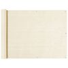 vidaXL Tela de varanda 90x600 cm PEAD cor creme