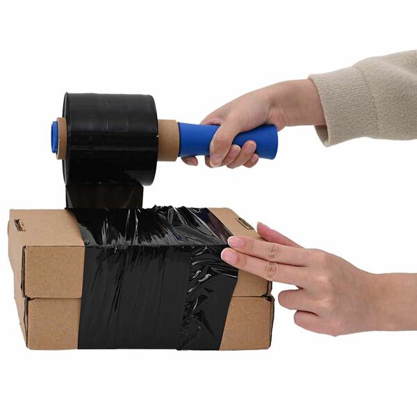 vidaXL Pel&iacute;culas extens&iacute;veis 10 unid Preto 23 &mu;m 10 cm x 300 m