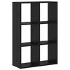 vidaXL Gabinete de Livros Carvalho Preto 69,5 x 29 x 103,5 cm