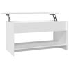 vidaXL Mesa de centro 102x50x52,5 cm madeira processada branco