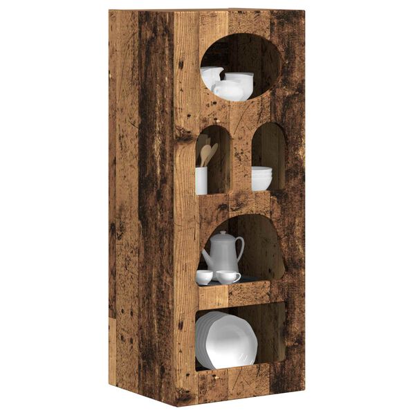 vidaXL Buffet Madeira antiga 40 x 35 x 100,5 cm Madeira processada