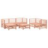 vidaXL 7 pcs conjunto lounge de jardim madeira de douglas maci&ccedil;a