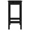 vidaXL Cadeiras de bar 2 pcs 40x40x78 cm madeira de pinho maciça preto