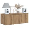 vidaXL M&oacute;vel de TV 80x34x30 cm derivados madeira carvalho artisiano
