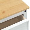 vidaXL Mesa console Branco 73 x 35 x 73 cm Madeira de Pinheiro S&oacute;lida