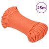 vidaXL Corda de trabalho 8 mm 25 m polipropileno laranja