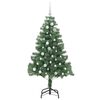 vidaXL &Aacute;rvore de Natal com 150 LEDs com suporte Verde 150 cm PVC