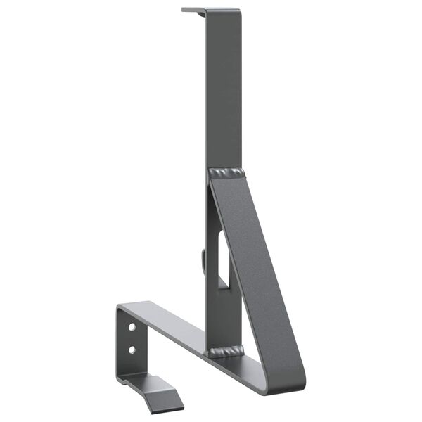 vidaXL Suporte para Prote&ccedil;&atilde;o de Neve Antracite 29,5 x 3 x 34,5 cm A&ccedil;o