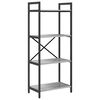 vidaXL Estante 4 n&iacute;veis 56 x 34 x 133,5 cm Derivados de Madeira