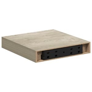 vidaXL Prateleira parede suspensa 23x23,5x3,8 cm MDF cor carvalho