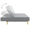 vidaXL 2 pcs conjunto de sof&aacute;s tecido cinzento-claro