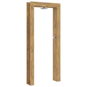 vidaXL Chuveiro Externo 226 cm Madeira Ac&aacute;cia Maci&ccedil;a e A&ccedil;o Inoxid&aacute;vel
