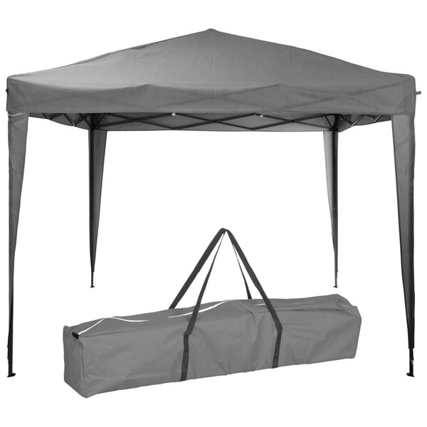 ProGarden Tenda p/ festas Easy-Up 300x300x245 cm cinzento