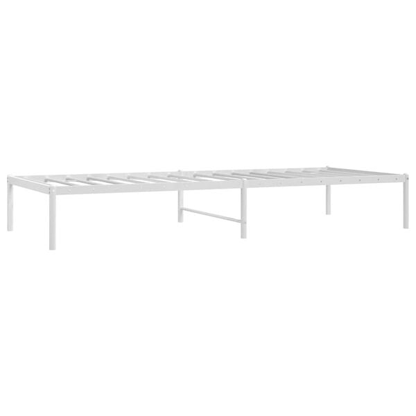 vidaXL Estrutura de cama 80x200 cm metal branco