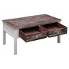 vidaXL Mesa de centro 100x50x45 cm madeira castanho