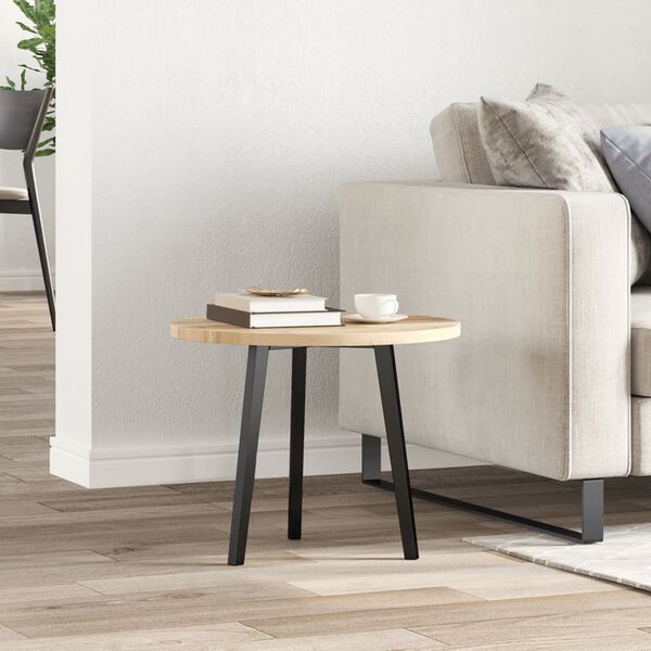 vidaXL Tampo de mesa redondo &Oslash;50x2 cm madeira de ac&aacute;cia maci&ccedil;a