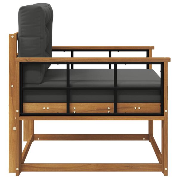 vidaXL Sof&aacute; M&eacute;dio Externo Madeira S&oacute;lida de Ac&aacute;cia Natural