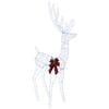 vidaXL Rena de Natal 3D LOVIISA 560 LED Branco frio 96 x 40 x 180 cm